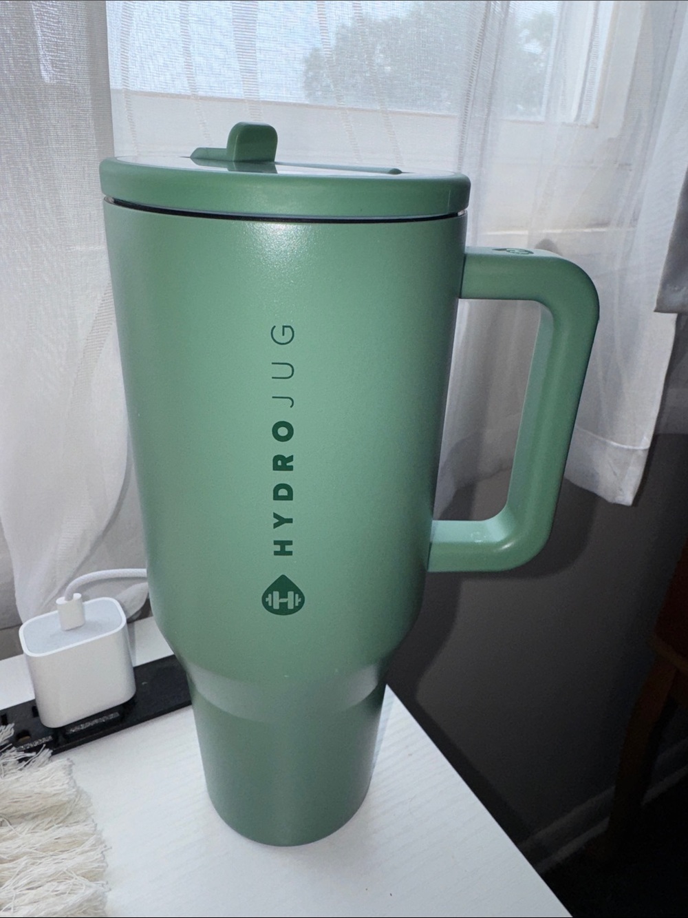 HydroJug Travel Mug in Sage Green Matte Finish